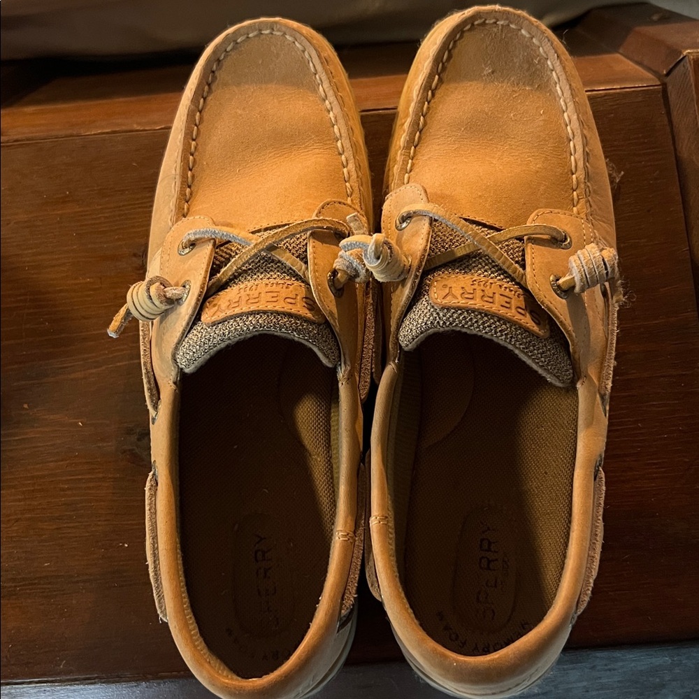 Sperry Light Brown Boat Shoes
